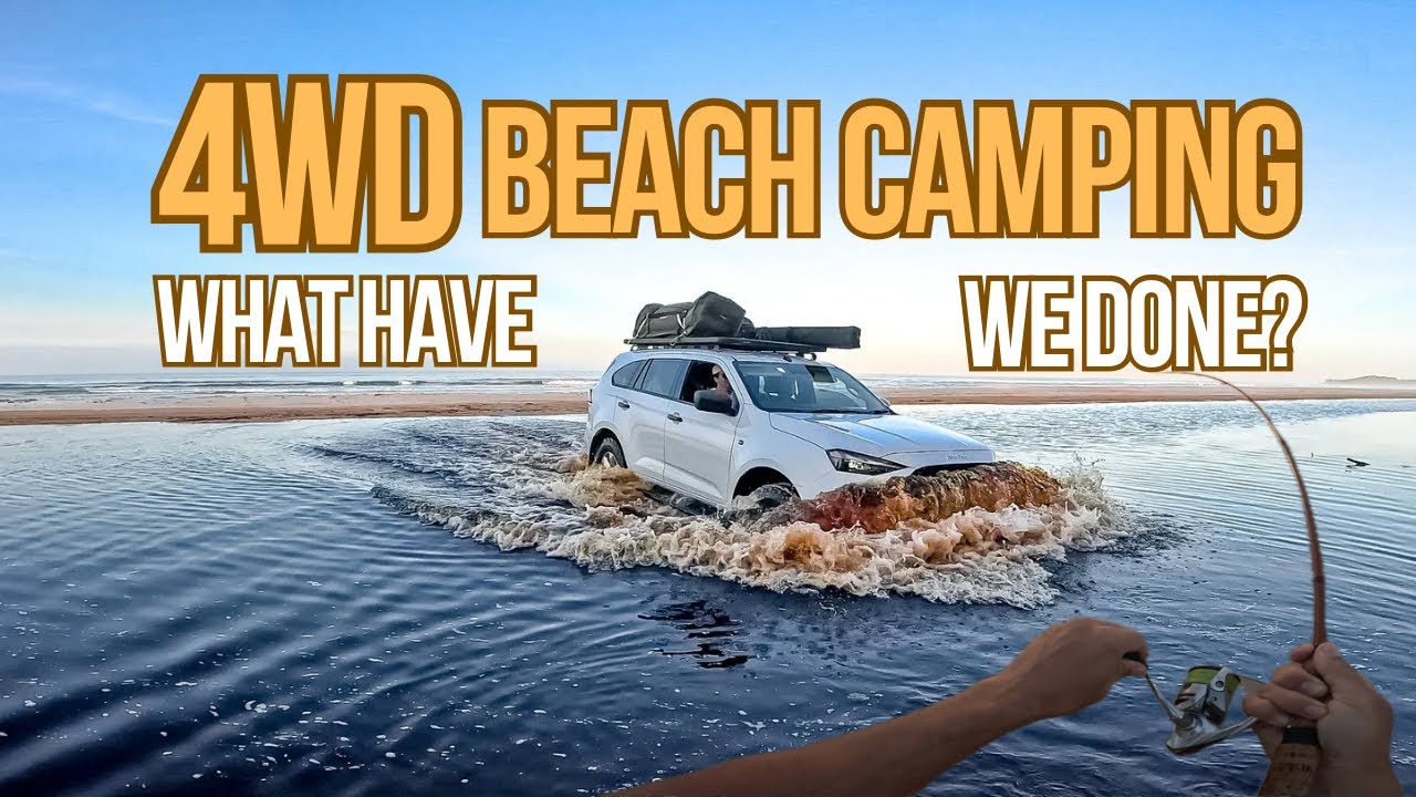 The Ultimate Beach Adventure: 4WD, Fishing & Diving! #beachfishing #scubadiving #beachdriving #isuzu
