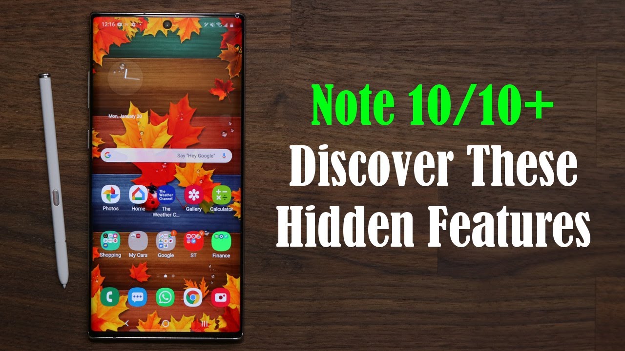 Galaxy Note 10 Plus - Top 10 Hidden and Exclusive Features (One Ui 2.0)
