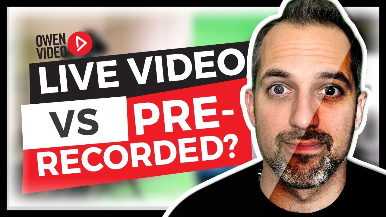 Live video vs Pre Recorded Video - Which is Better for YouTube Creators