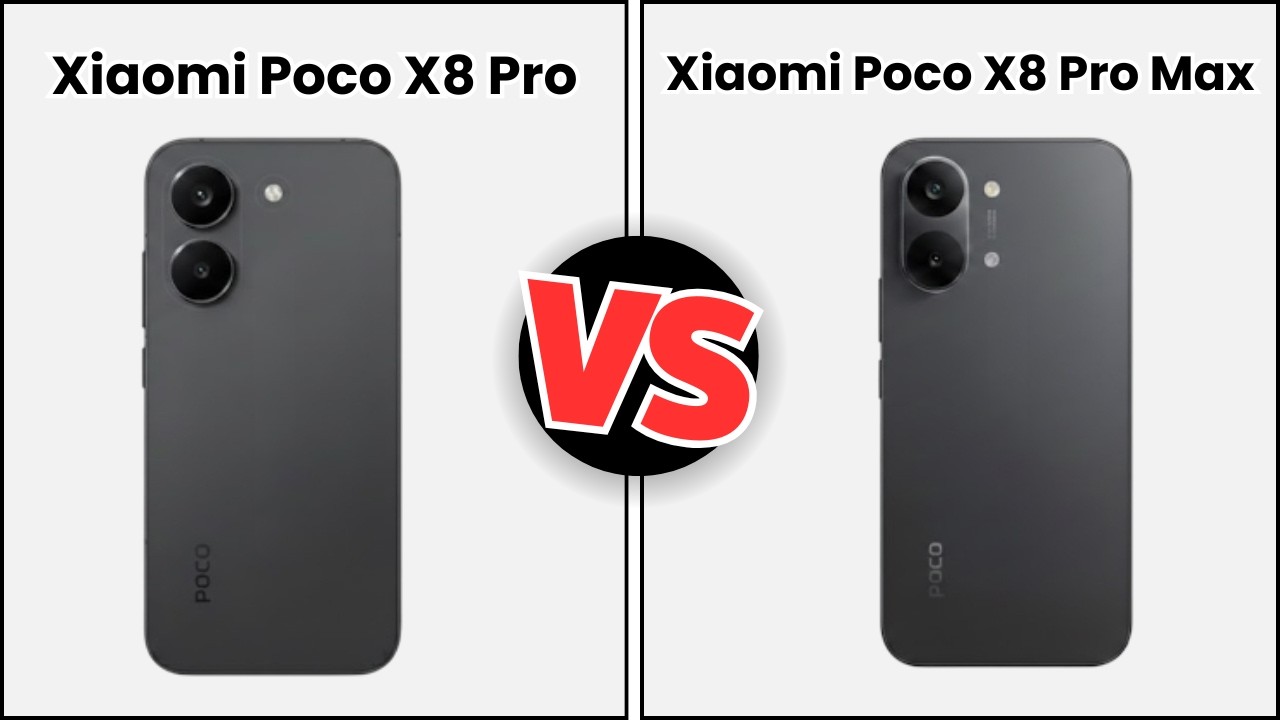 Xiaomi Poco X8 Pro Vs Xiaomi Poco X8 Pro Max | Full Specs Comparison | Tecify