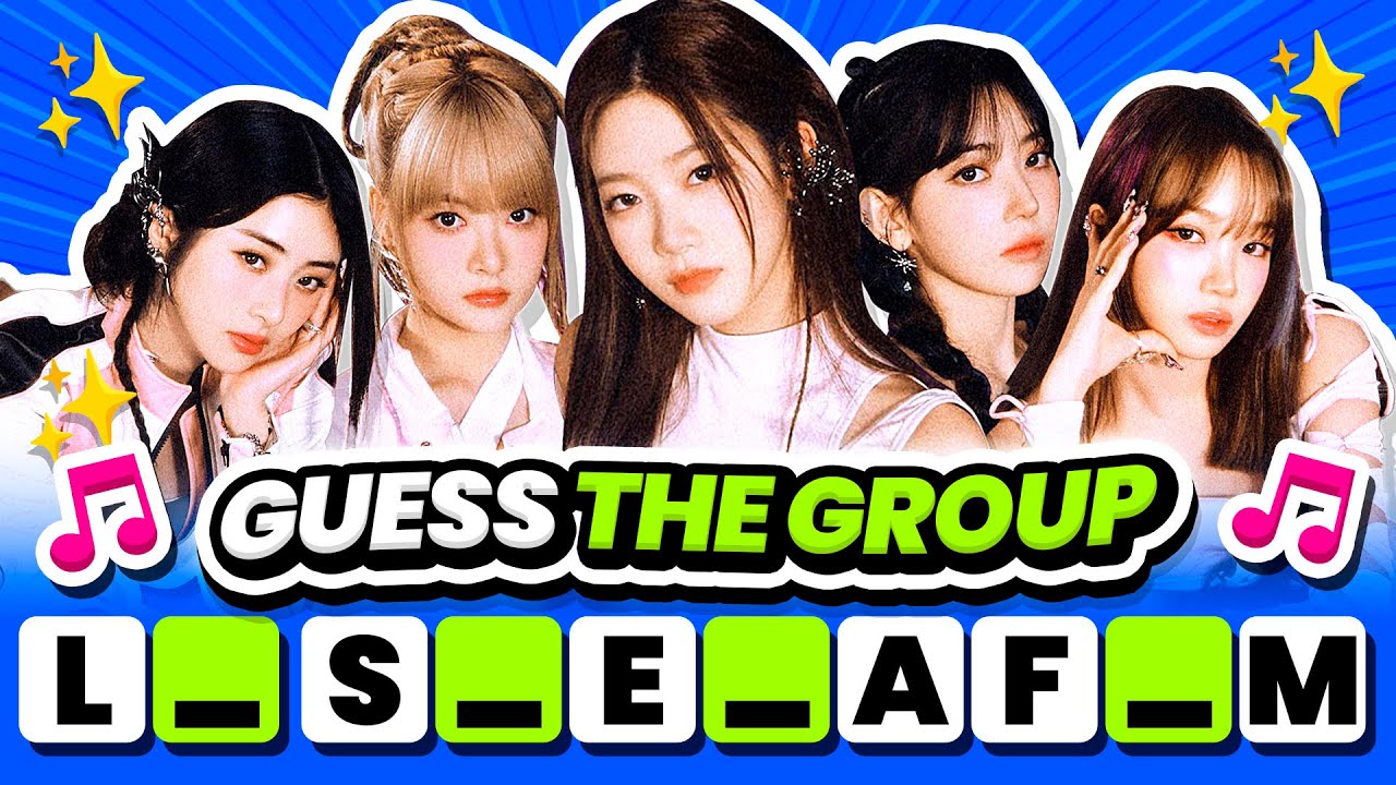 Guess the GROUP NAME with MISSING LETTERS 🔠🔍 Guess the Kpop Group - KPOP QUIZ 2024