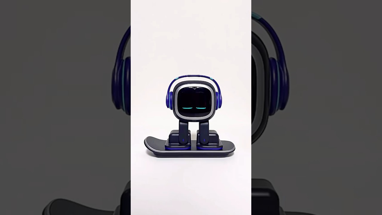 Emo Robot Intelligent Toy Smart Companion, Desktop Fun Christmas Gifts #viral #trending #shorts