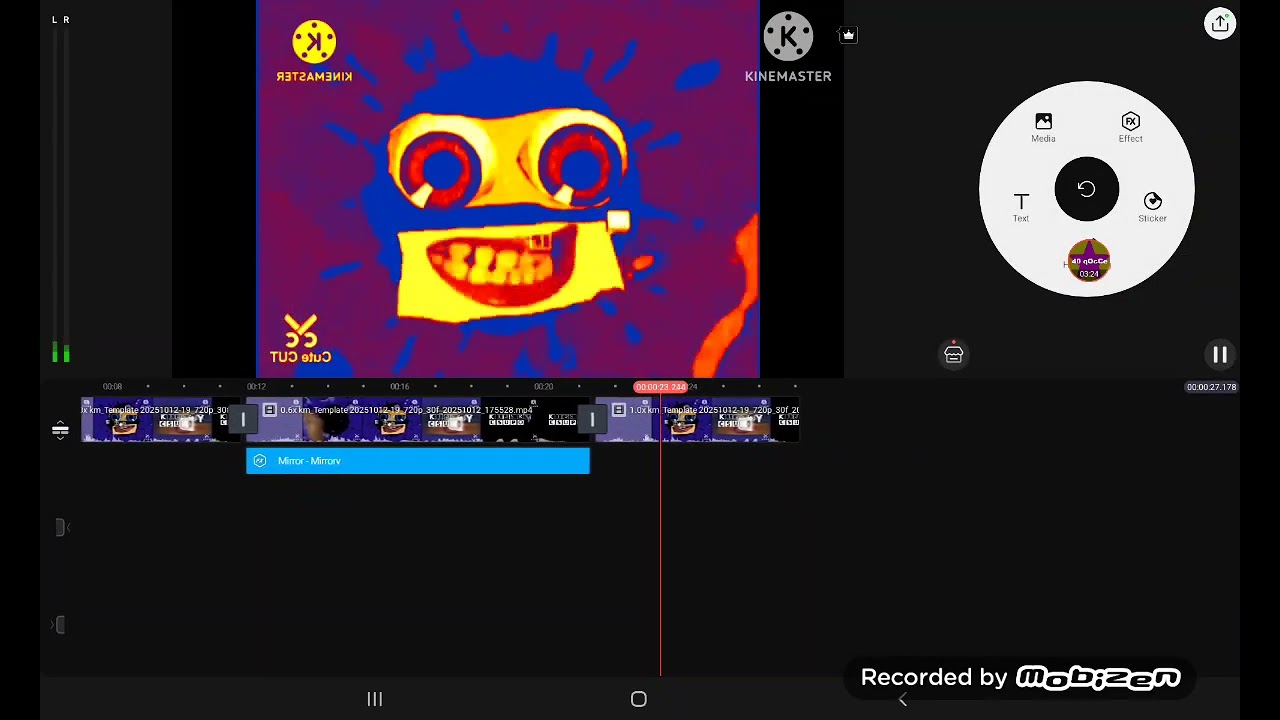 how to make klasky csupo effects on kinemaster 