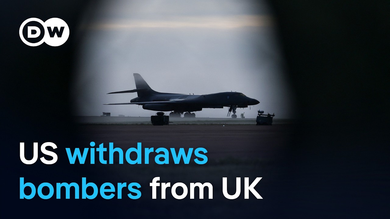Why did the Pentagon rush to pull all of its B1 stealth bombers from a British airbase? | DW News