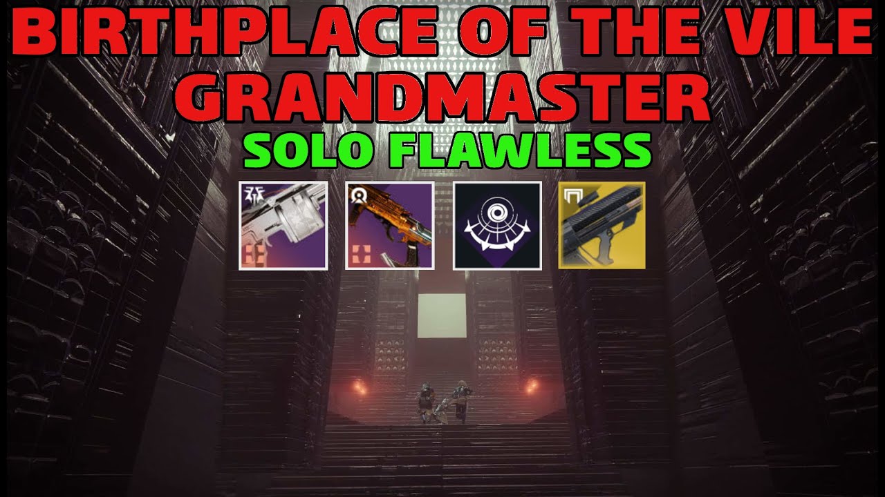 BIRTHPLACE OF THE VILE GRANDMASTER   SOLO FLAWLESS
