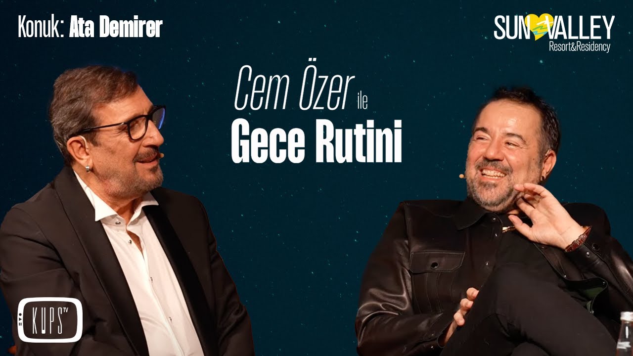 Cem &Ouml;zer ile Gece Rutini |  Konuk: Ata Demirer - 1. B&ouml;l&uuml;m