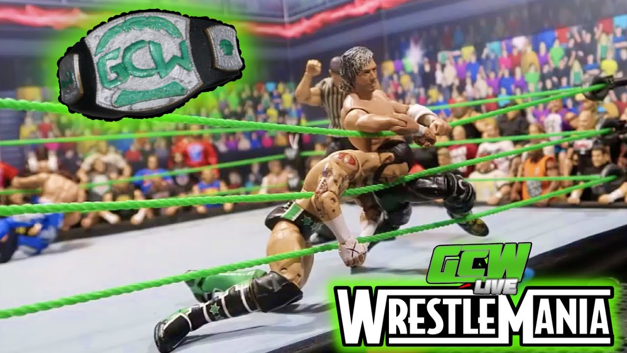 CM Punk vs AJ Styles vs Kenny Omega: GCW Wrestlemania 6 Action Figure Match