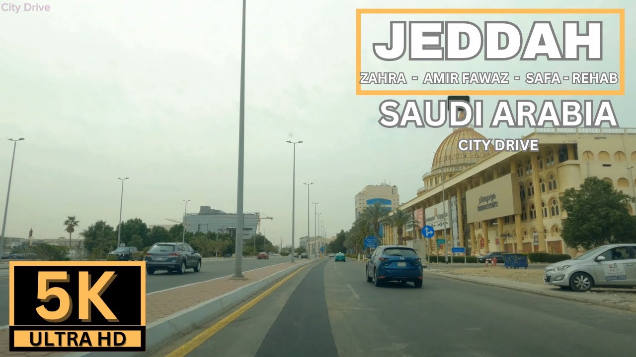 [5.3K] 🇸🇦Jeddah During Ramadan - Saudi Arabia - Clean Roads