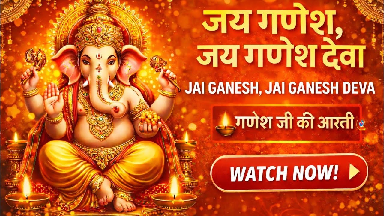 Jai Ganesh Jai Ganesh Deva | Ganesh Arti | जय गणेश जय गणेश देवा, Ganesh Arti