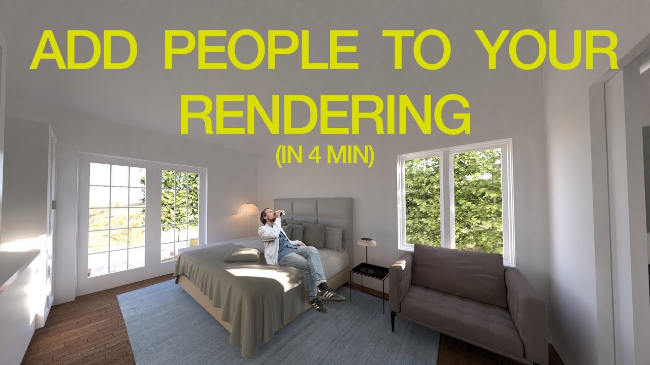 Photoshop People into your Rendering