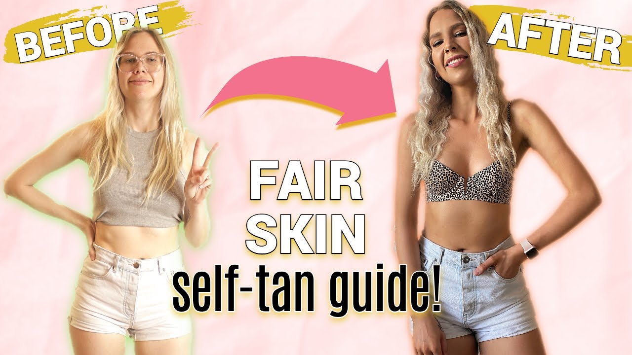 My Bullet-Proof TANNING ROUTINE (for FAIR SKIN!) ft. Coco & Eve Sunny Honey Tanner