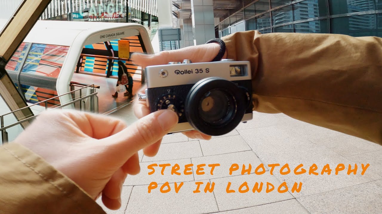 15 minutes of FILM street photography in London | Rollei 35S Kodak Portra 400