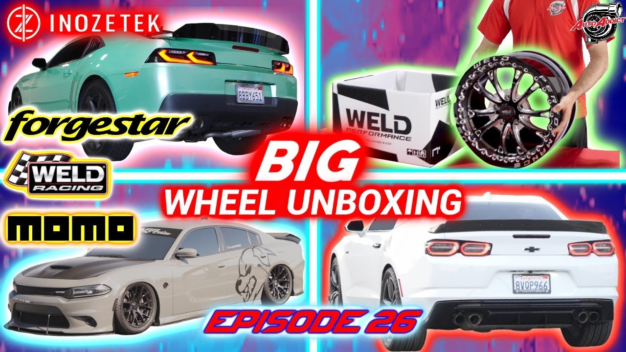 HUGE Wheel Unboxing! | WELD RACING | FORGESTAR | MOMO | Auto Addict USA | EPISODE 26