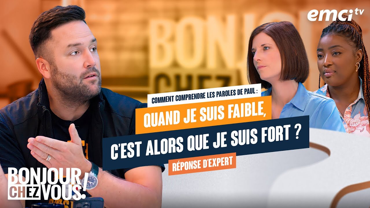 Tu dois apprendre à compter sur Dieu - Bonjour chez vous !