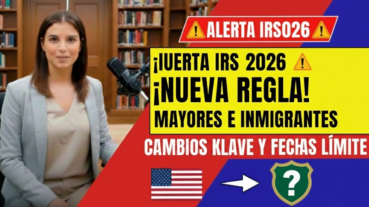 Nueva regla de presentación del IRS para personas mayores e inmigrantes 2026