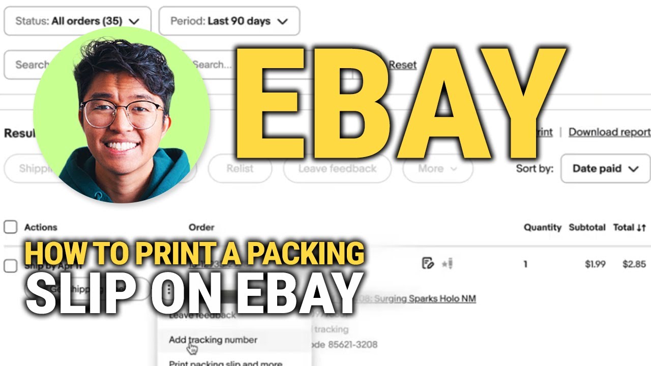 Как распечатать упаковочный лист на eBay: простое руководство!