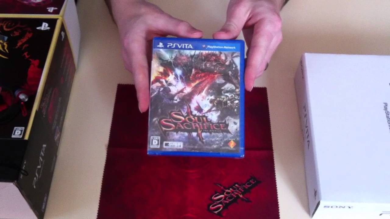 Playstation Vita Soul Sacrifice Premium Edition Console Bundle UNBOXING (Limited Edition)