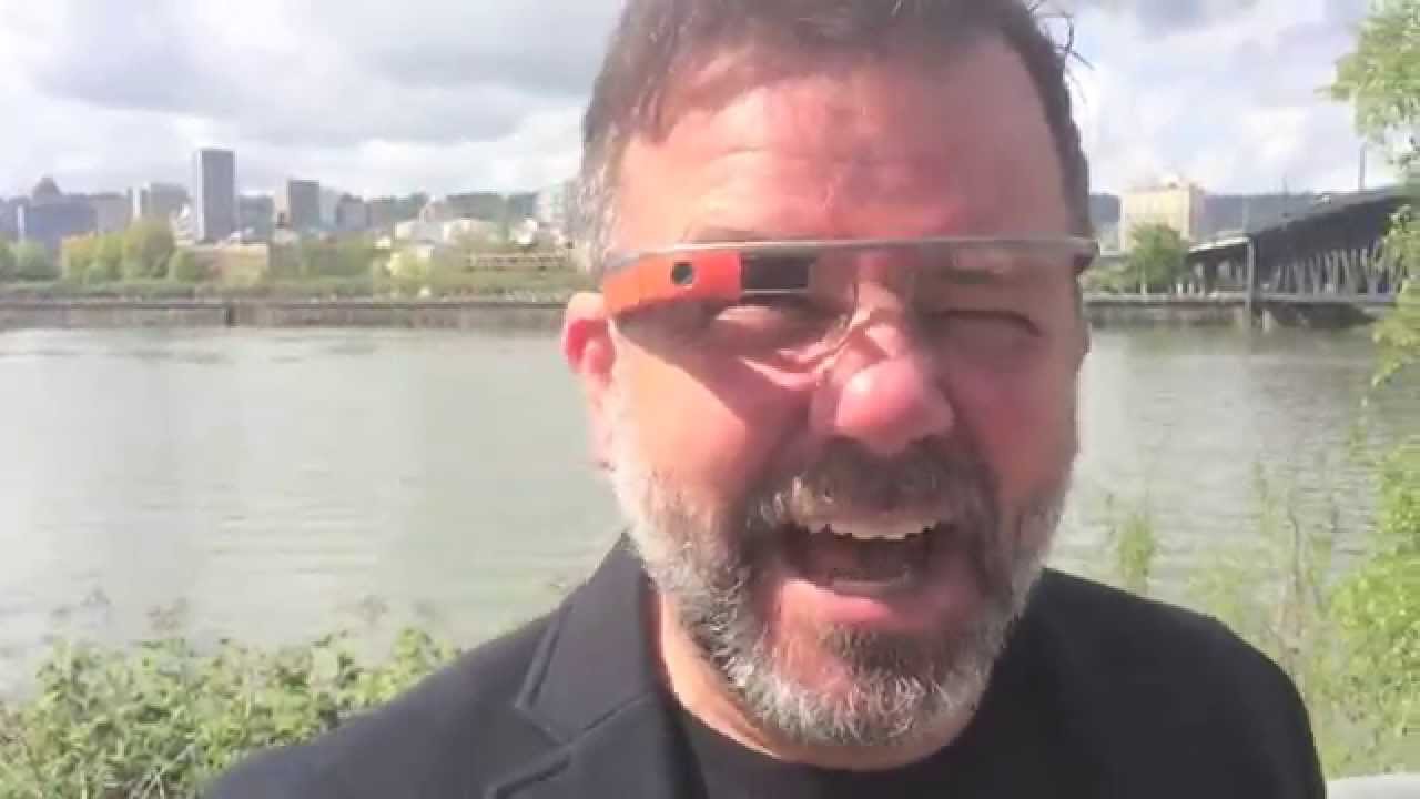 Byron Beck takes Google Glass for a stroll