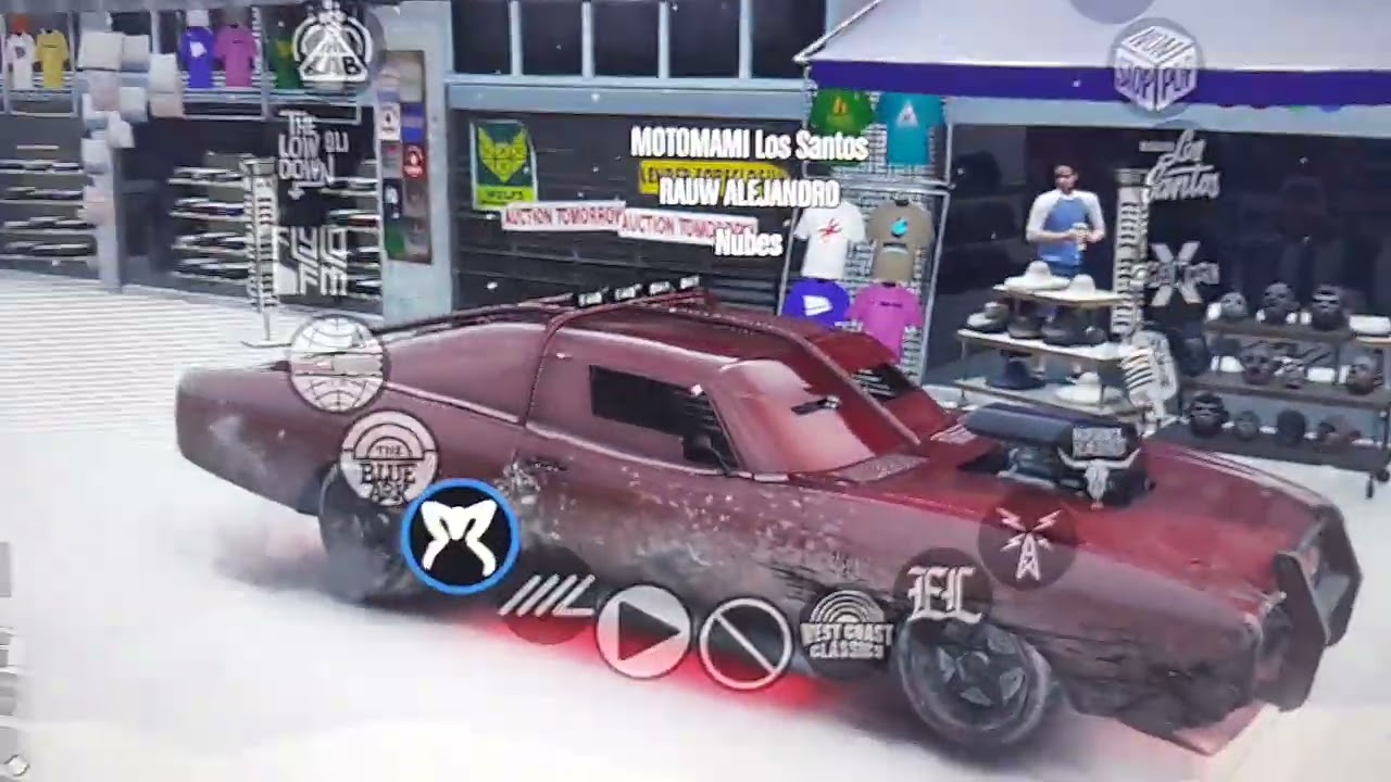 gta 5 online rauw alejandro Nubes MOTOMAMI Los Santos xbox one 