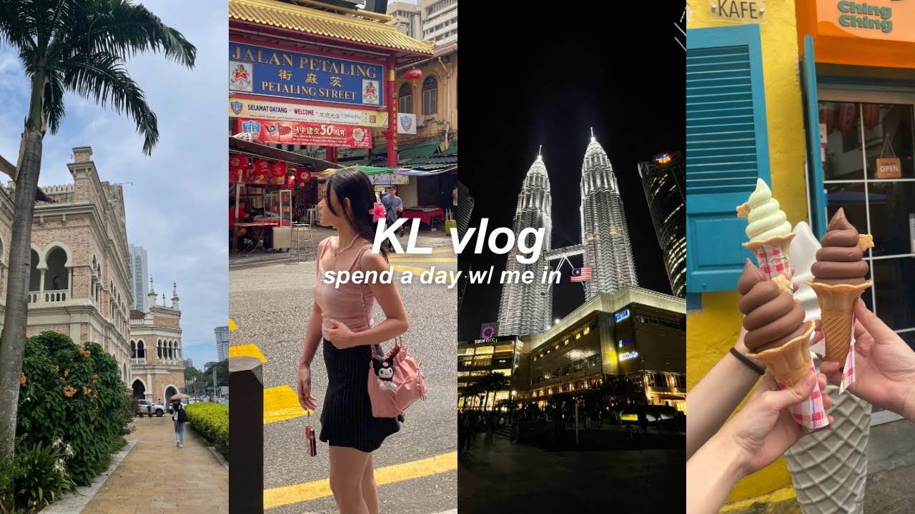 MALAYSIA VLOG ☆ : breakfast at famous place, petaling street, petronas twin towers🌃, shopping day