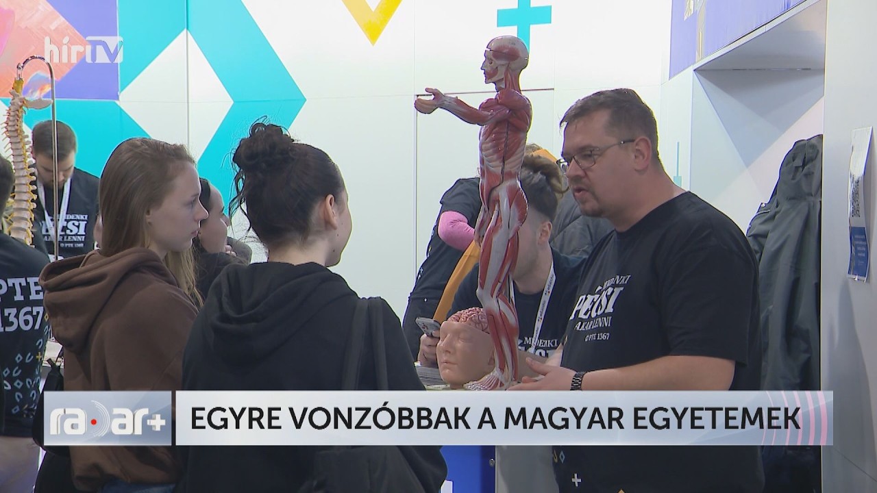 Egyre vonzóbbak a magyar egyetemek - HírTV