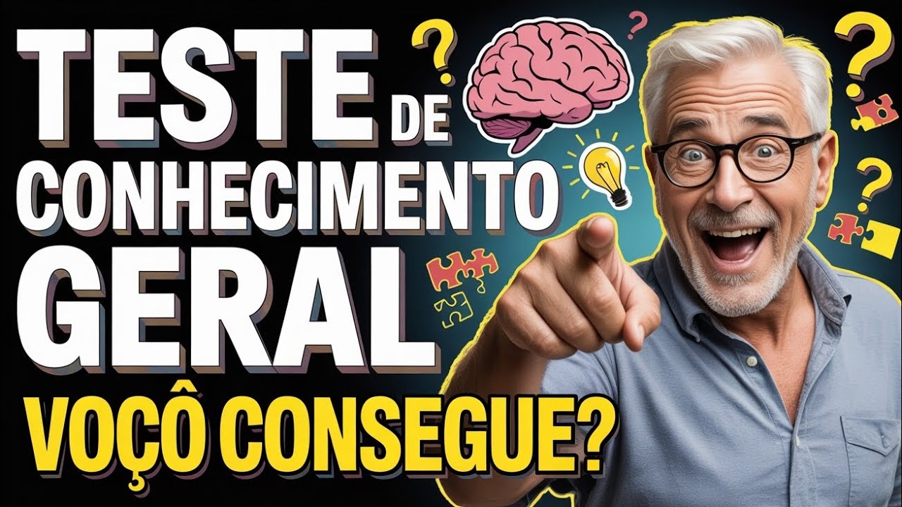 🔥🧠 Você Consegue Acertar Essas 30 Perguntas de Conhecimentos Gerais? | Quiz GK