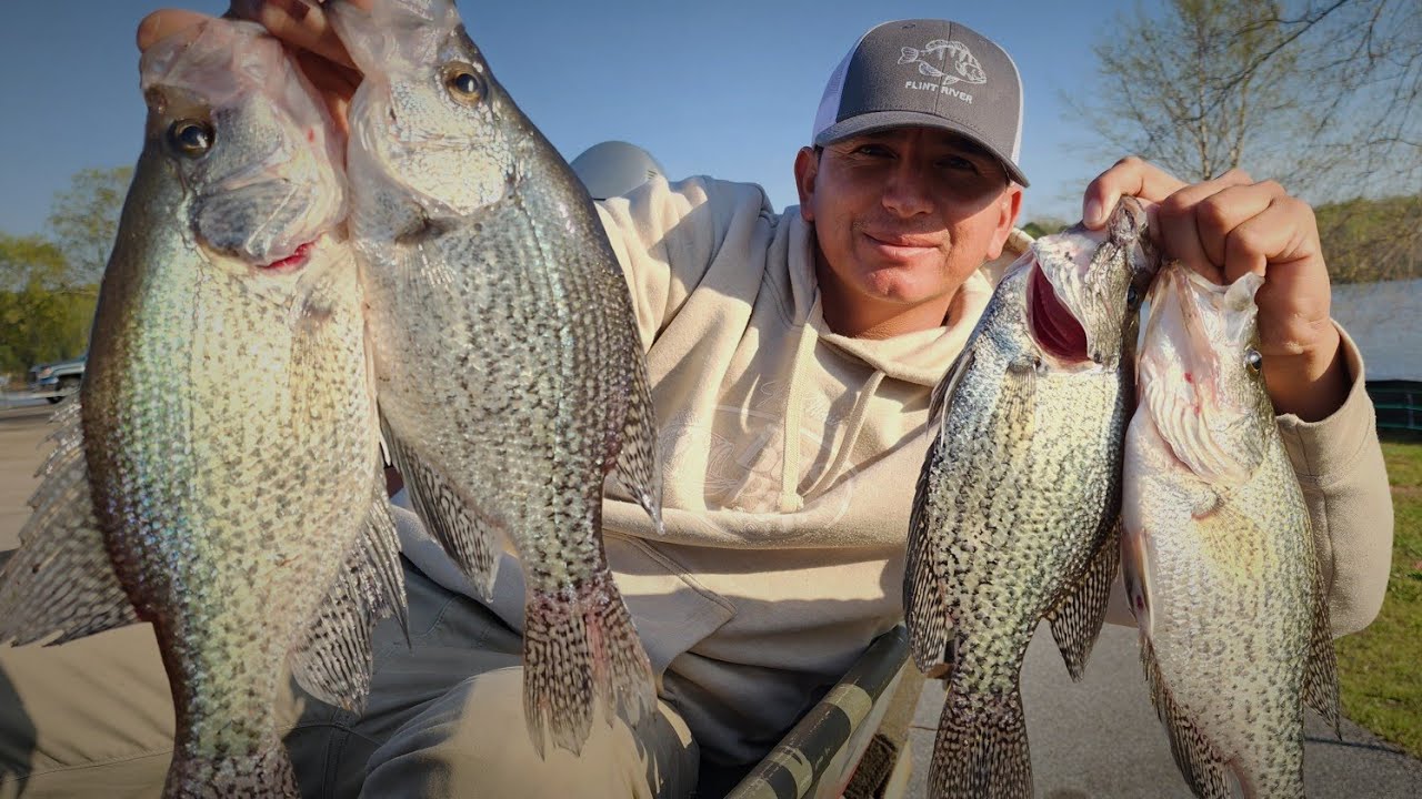 Como Pescar Crappie GiGantes Lago Lanier Georgia