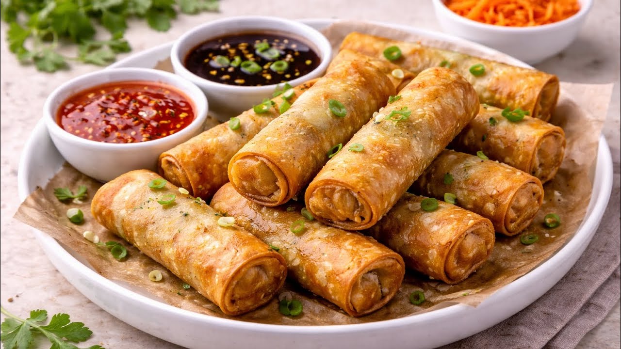 Spring rolls recipe. Ramadan Special.🌙❤️😋