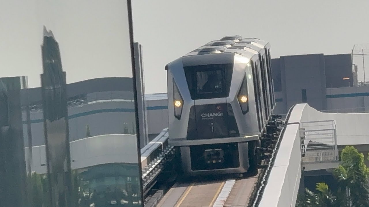 Mitsubishi Electric Crystal Movers Changi Airport Skytrain [09-19-06] from T3➡️T2