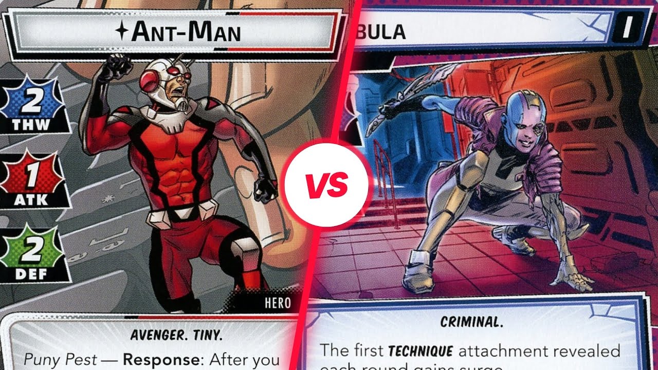 Ant-Man vs. Nebula - Marvel Champions Gameplay
