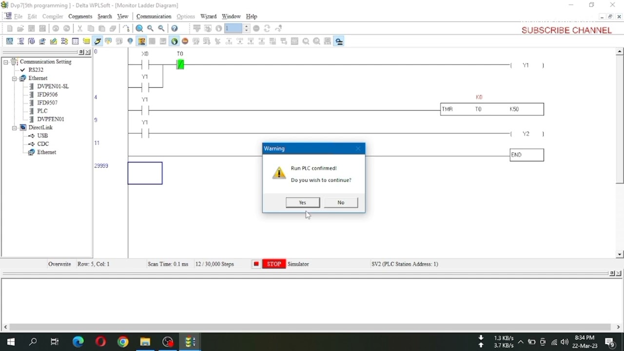 Time and counter  programming  in Delta plc ! Automation & Fire Safety - SMART POWER & SAFETY