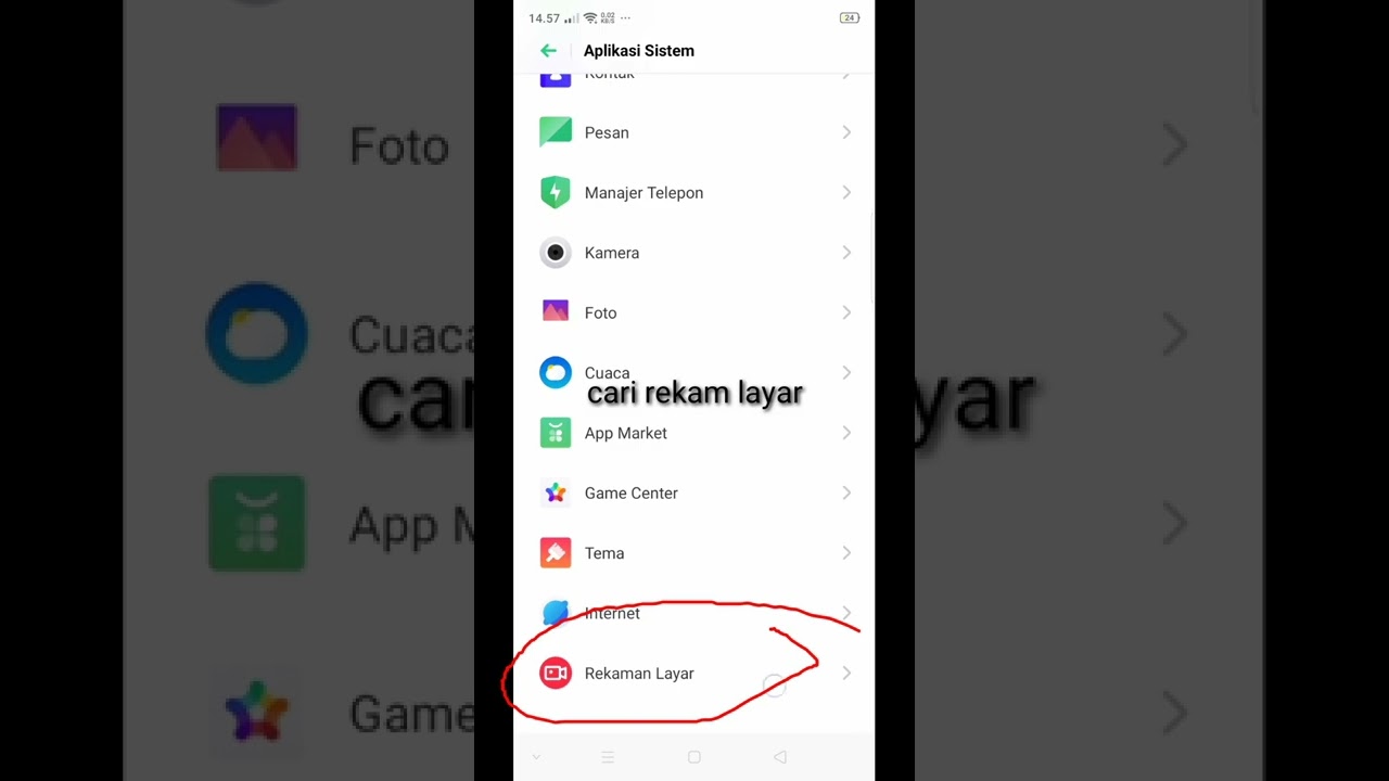 cara merekam layar hp bawaan agar ada suaranya #merekamlayaroppo #oppo