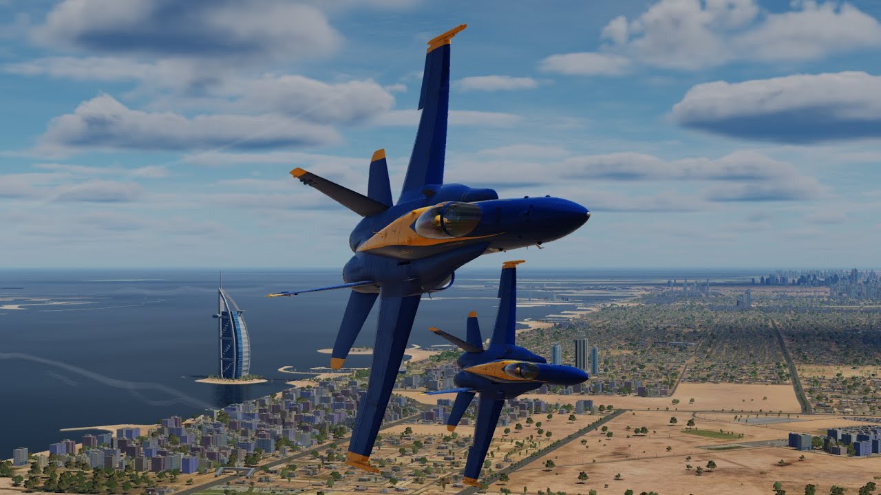 Blue Angels Airshow Solos Practice (#60) - DCS World