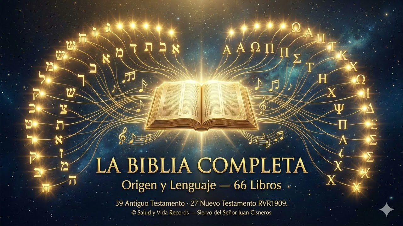 🎵 LA BIBLIA COMPLETAOrigen y Lenguaje 66 LibrosV2
