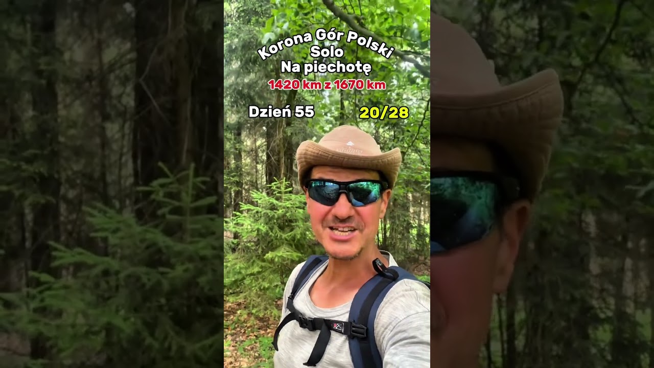 Korona G&oacute;r Polski na piechotę. Dzień 55. 1420 km wędr&oacute;wki. #zewprzygody  #kgp