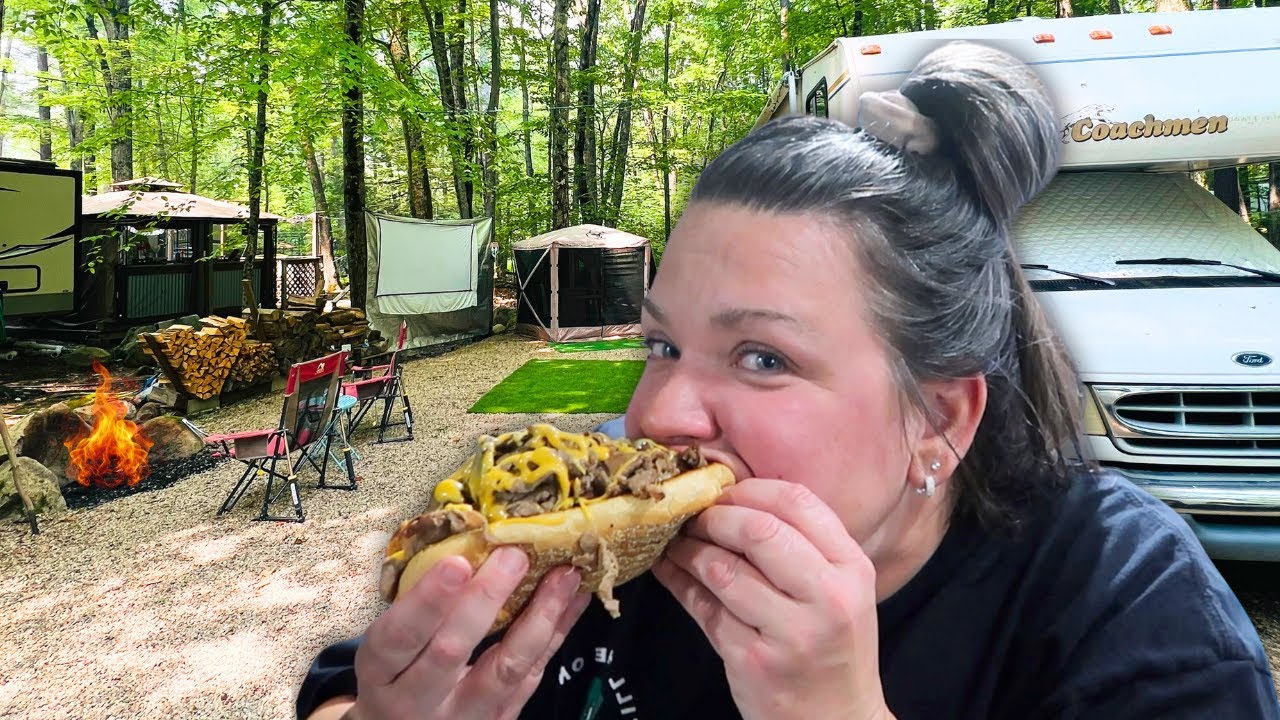 Campfire встречает Филадельфию: Blackstone Cheesesteaks в нашем кемпинге (видеоблог о доме на кол...