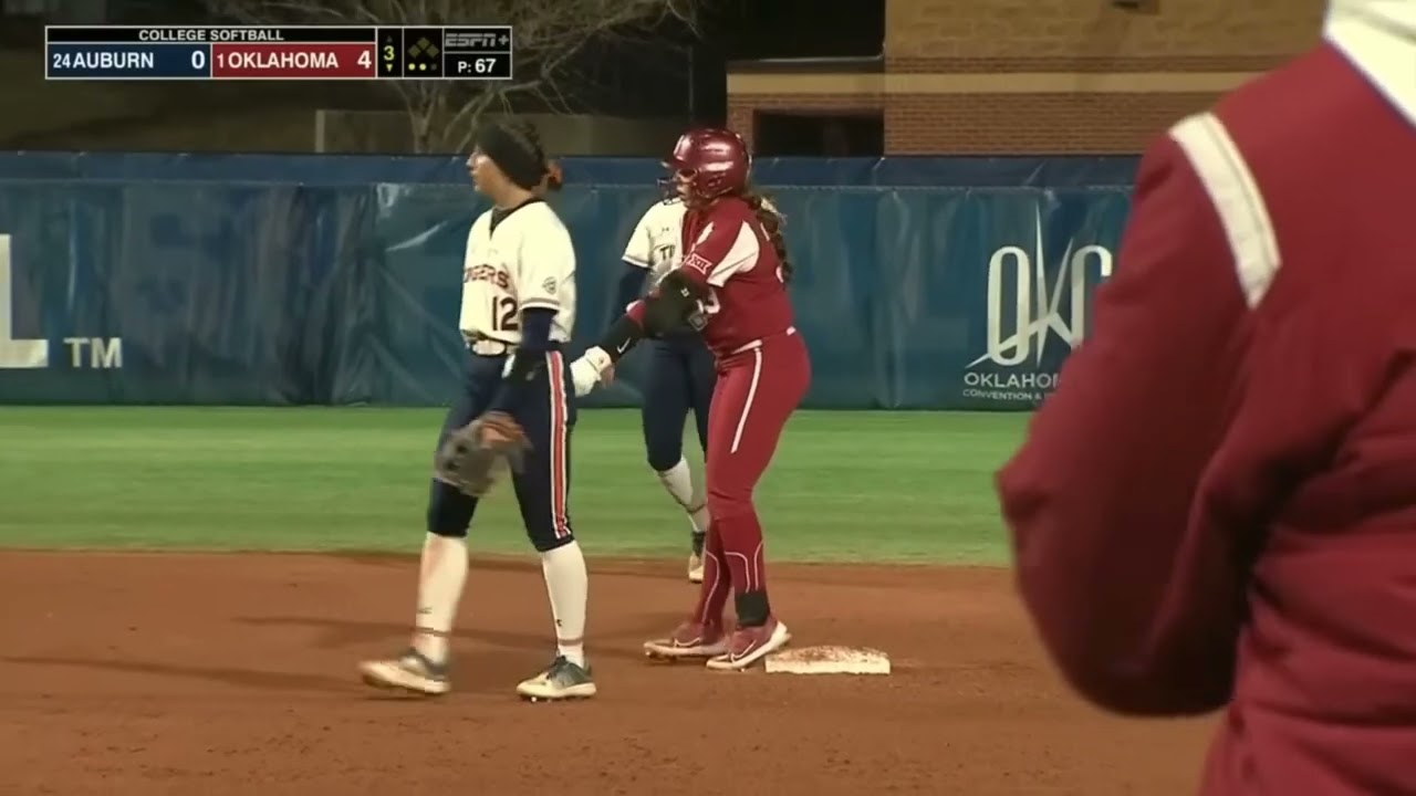 Oklahoma Sooners Softball VS. Auburn  Game 1 | Highlights (2023)