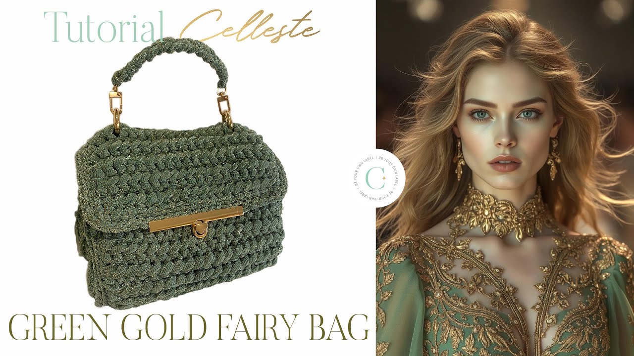LEFT HAND-GREEN GOLD FAIRY TULLE BAG ( ΠΡΑΣΙΝΗ ΧΡΥΣΗ ΝΕΡΑΙΔΑ ΤΟΥΛΙΝΟ ΤΣΑΝΤΑΚΙ )