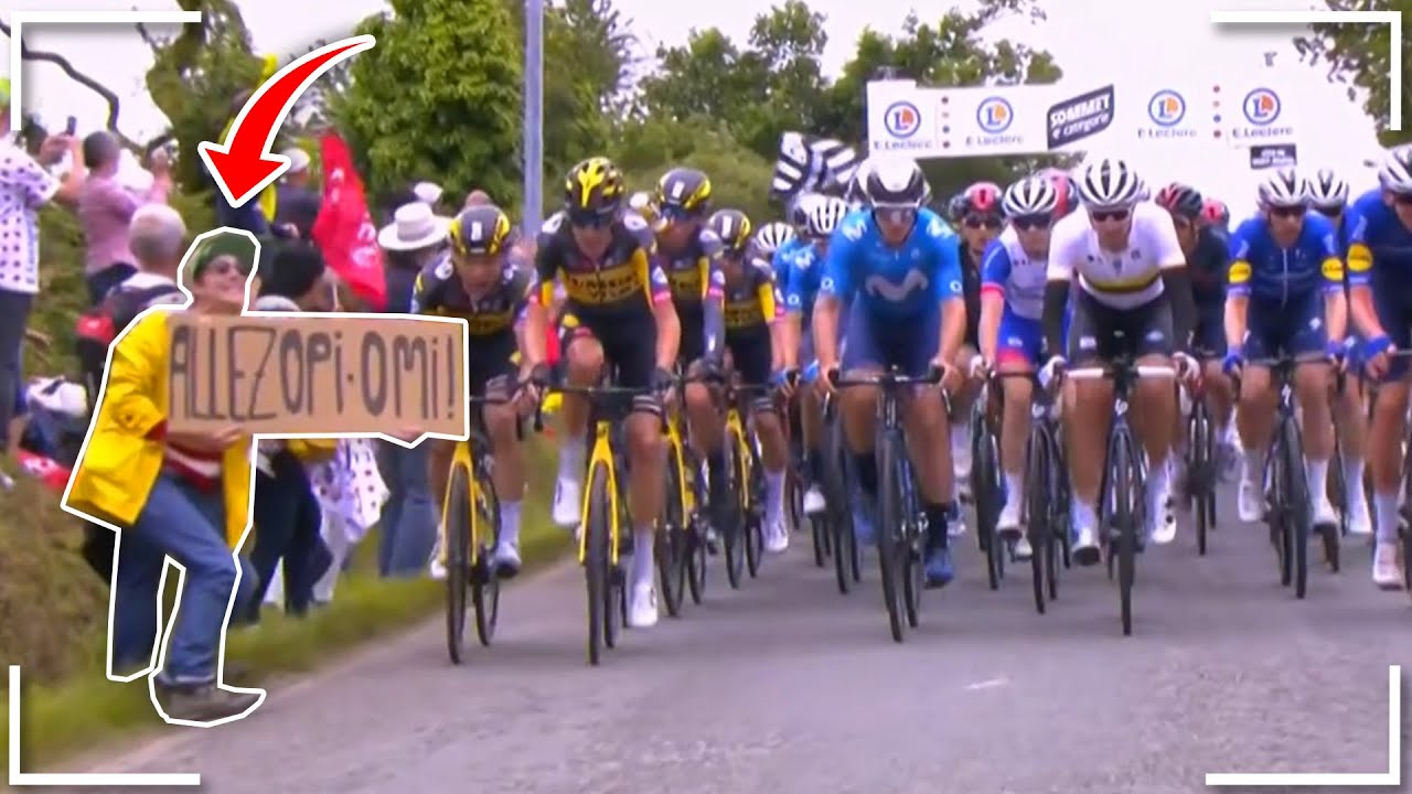 Woman causes a big CRASH at this race... | r/facepalm