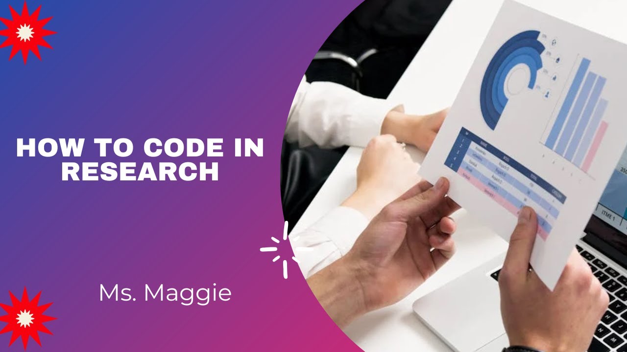 HOW TO CODE IN RESEARCH  #DATAANALYSIS #STUDYWITHMSMAGGIE