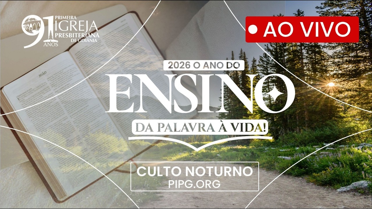 Quando Deus usa o improvável - Culto Noturno - AO VIVO | 15/03/26 | 18h | PIPG