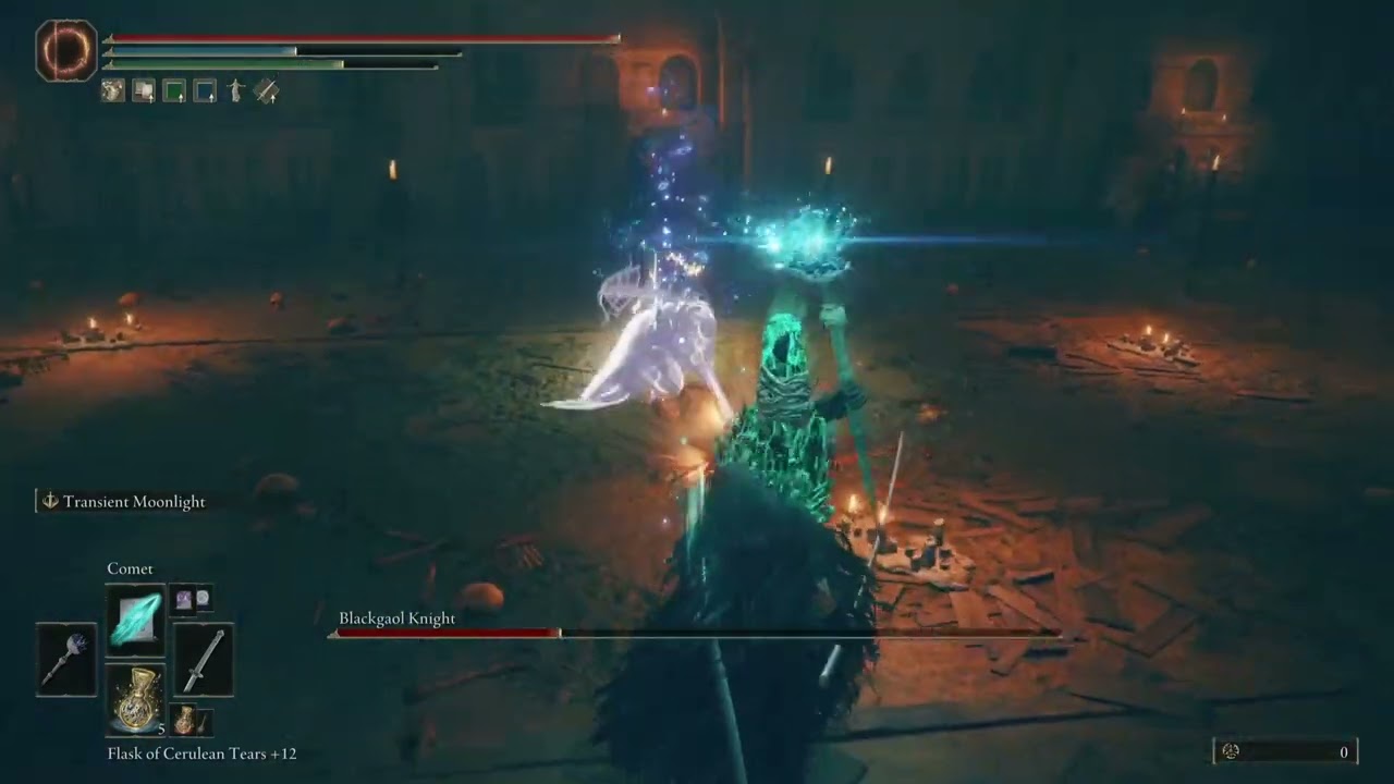 Shadow Of The Erdtree DLC - Blackgaol Knight - No hit with mage - Elden ring