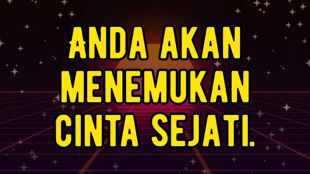 Anda akan menemukan cinta sejati.