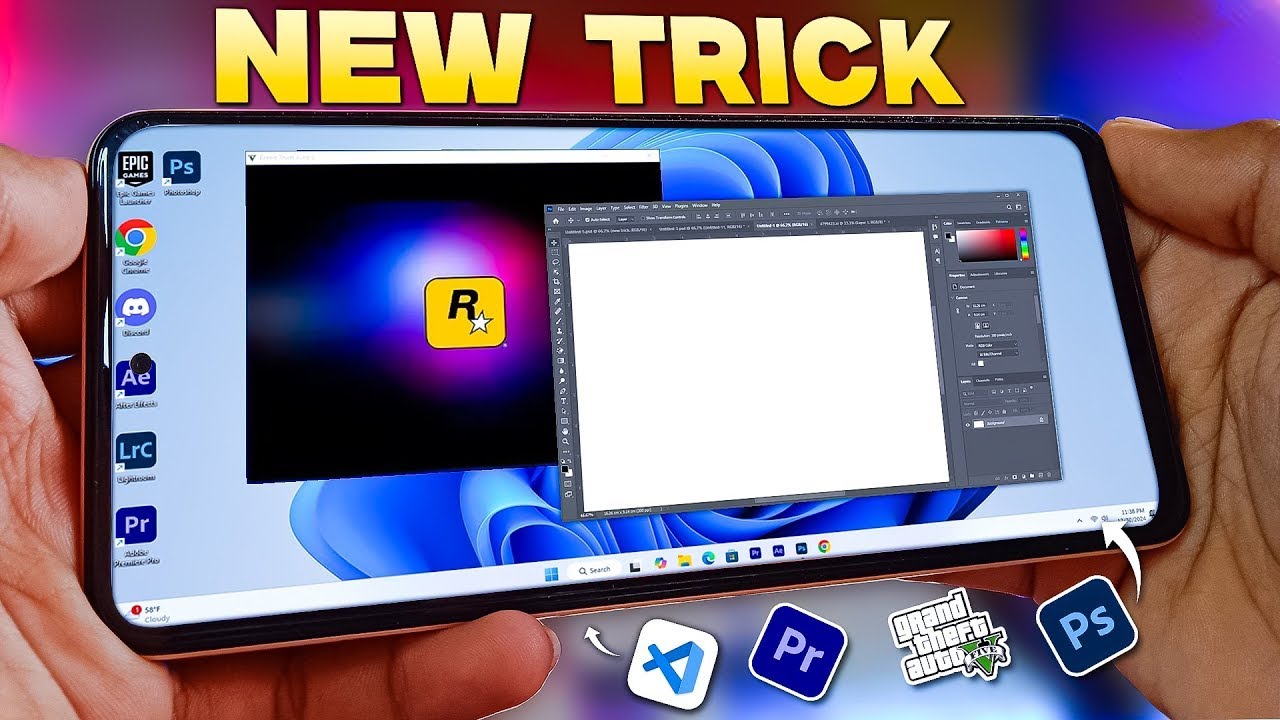 Turn any Android Mobile into a Windows PC 🤯- [SECRET TRICK]