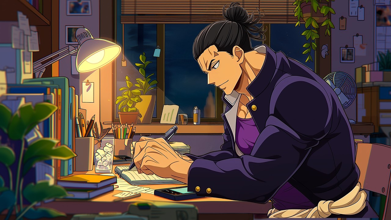 Rainy Night Study 🌧️ Anime Lofi Beats ☕ Deep Focus Music for Work, Reading & Concentration