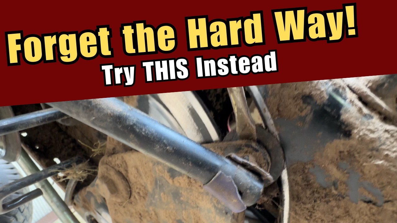 EASY Drag Link Replacement on Craftsman/Husqvarna Riding Mower (My Lazy Way!)