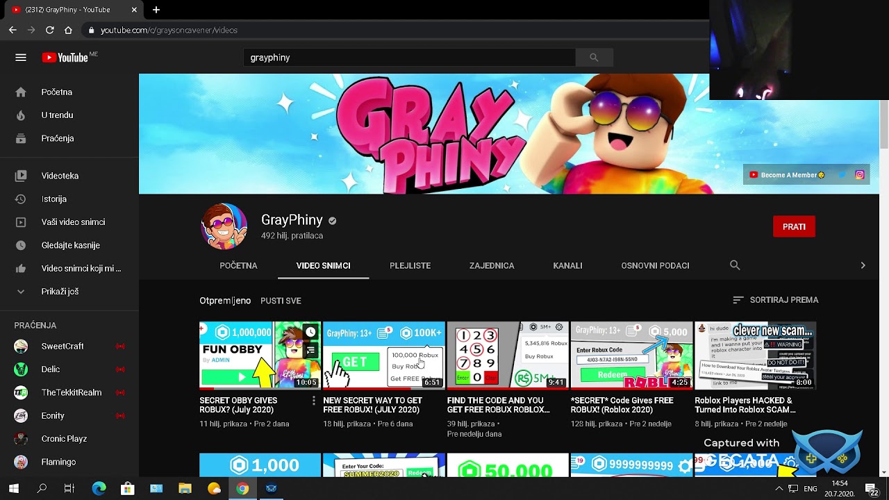 Meet GrayPhiny - The worst roblox scammer ever (HIS VIDEOS ARE FAKE!)