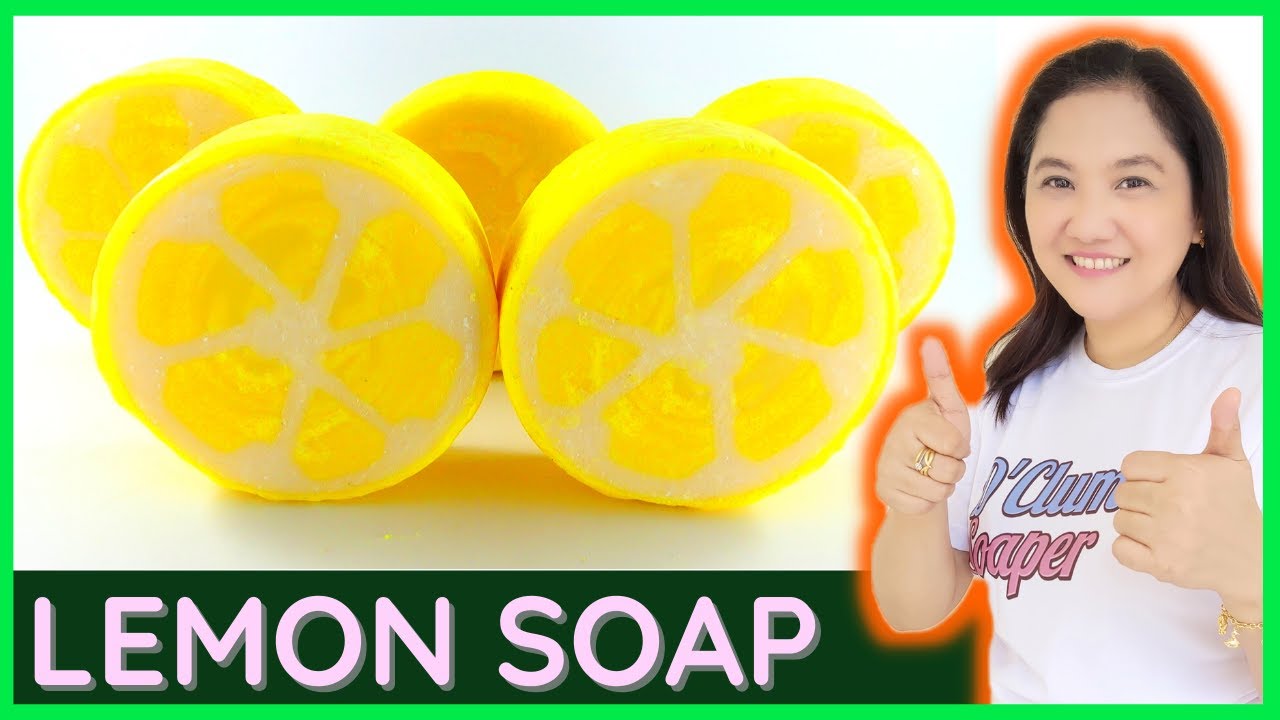 LEMON SOAP - COLD PROCESS SOAP MAKING | D' Clumsy Soaper