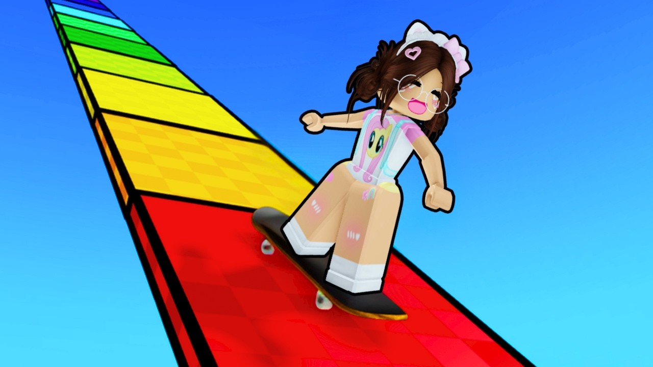 MUHTEŞEM KAYKAY PARKURU😊AYŞEM ECE ARI💥ARIGİLLER🐝ROBLOX SKATEBOARD OBBY