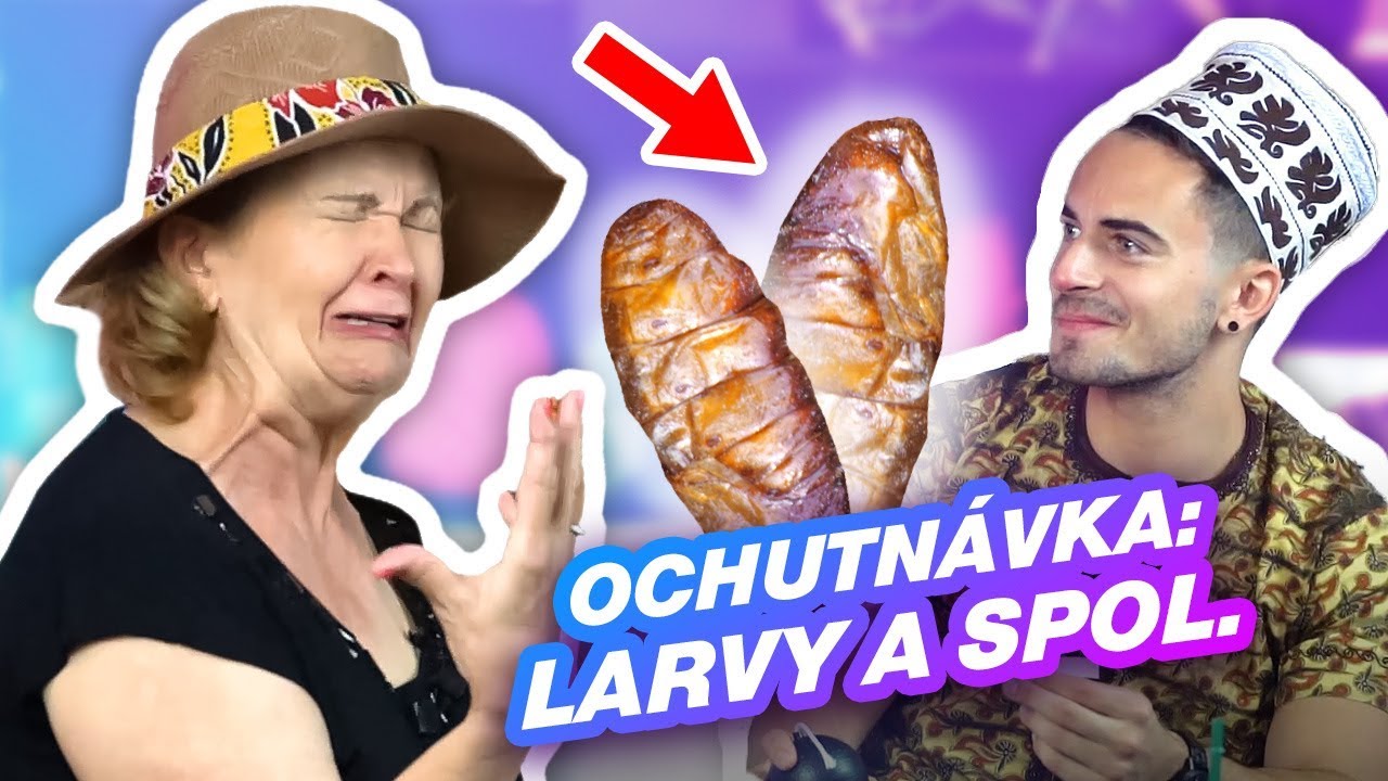 Gizka jedla larvy! Nie naopak!